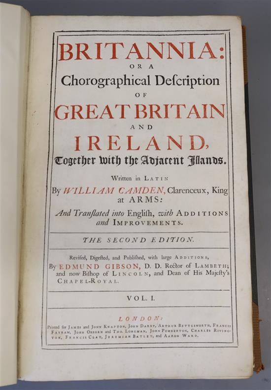 Camden, William - Britannia: or a Chorographical Description.....Britannia...,